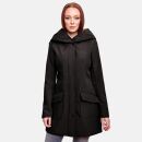 Marikoo Mayleen Damen Softshell Jacke mit Kapuze B856 Schwarz Größe XXXXXL - Gr. 50