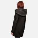 Marikoo Mayleen Damen Softshell Jacke mit Kapuze B856 Schwarz Größe XXXXXL - Gr. 50