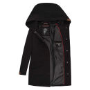 Marikoo Mayleen Damen Softshell Jacke mit Kapuze B856 Schwarz Größe XXXXXL - Gr. 50