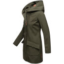 Marikoo Mayleen Damen Softshell Jacke mit Kapuze B856 Olive Größe XXXXL - Gr. 48