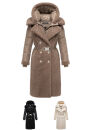 Navahoo Kuscheltraum Damen Winter Teddyfell Mantel N119