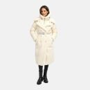 Navahoo Kuscheltraum Damen Winter Teddyfell Mantel N119 Offwhite Größe L - Gr. 40