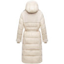 Navahoo Kuscheltraum Damen Winter Teddyfell Mantel N119 Offwhite Größe L - Gr. 40