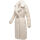 Navahoo Kuscheltraum Damen Winter Teddyfell Mantel N119 Offwhite Größe L - Gr. 40