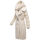 Navahoo Kuscheltraum Damen Winter Teddyfell Mantel N119 Offwhite Größe L - Gr. 40