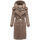 Navahoo Kuscheltraum Damen Winter Teddyfell Mantel N119 Taupe Grey Größe L - Gr. 40