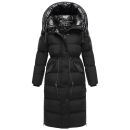 Navahoo Knusperherz Damen Winter Steppmantel N120 Schwarz Größe M - Gr. 38