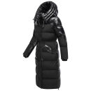 Navahoo Knusperherz Damen Winter Steppmantel N120 Schwarz Größe XXL - Gr. 44