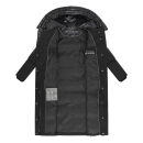 Navahoo Knusperherz Damen Winter Steppmantel N120 Schwarz Größe XXL - Gr. 44