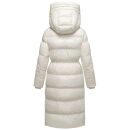 Navahoo Knusperherz Damen Winter Steppmantel N120 Offwhite Größe XL - Gr. 42