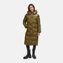 Navahoo Knusperherz Damen Winter Steppmantel N120 Khaki Größe XL - Gr. 42