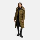 Navahoo Knusperherz Damen Winter Steppmantel N120 Khaki Größe XL - Gr. 42