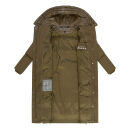 Navahoo Knusperherz Damen Winter Steppmantel N120 Khaki Größe XL - Gr. 42