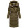 Navahoo Knusperherz Damen Winter Steppmantel N120 Khaki Größe XL - Gr. 42
