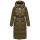 Navahoo Knusperherz Damen Winter Steppmantel N120 Khaki Größe XL - Gr. 42