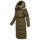 Navahoo Knusperherz Damen Winter Steppmantel N120 Khaki Größe XL - Gr. 42