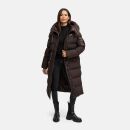 Navahoo Knusperherz Damen Winter Steppmantel N120 Choco Größe S - Gr. 36