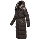 Navahoo Knusperherz Damen Winter Steppmantel N120 Choco Größe L - Gr. 40