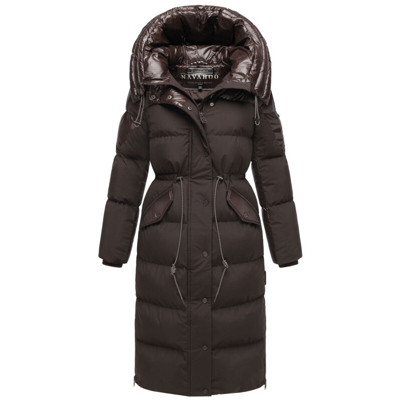 Navahoo KNUSPERHERZ14 Steppmantel N120 Choco Größe XL - Gr. 42