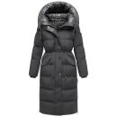 Navahoo Knusperherz Damen Winter Steppmantel N120 Anthrazit Größe S - Gr. 36