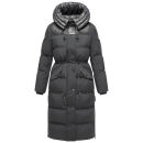 Navahoo Knusperherz Damen Winter Steppmantel N120 Anthrazit Größe S - Gr. 36