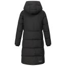 Marikoo Tabiaa Damen Winter Steppmantel N099 Schwarz Größe M - Gr. 38