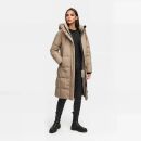 Marikoo Tabiaa Damen Winter Steppmantel N099 Taupe Grey Größe XL - Gr. 42
