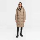 Marikoo Tabiaa Damen Winter Steppmantel N099 Taupe Grey Größe XL - Gr. 42