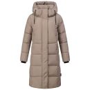 Marikoo Tabiaa Damen Winter Steppmantel N099 Taupe Grey Größe XL - Gr. 42
