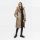 Marikoo Tabiaa Damen Winter Steppmantel N099 Taupe Grey Größe XL - Gr. 42