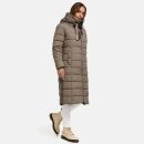 Navahoo Mondmaedchen Damen Winter Steppmantel N036 Stone Brown Größe XS - Gr. 34