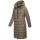 Navahoo Mondmaedchen Damen Winter Steppmantel N036 Stone Brown Größe XS - Gr. 34