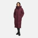 Marikoo Nadaree lange Damen Winter Steppjacke B979 Wine...