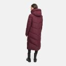 Marikoo Nadaree lange Damen Winter Steppjacke B979 Wine Größe L - Gr. 40