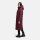 Marikoo Nadeshikoo Damen lange Winter Steppjacke B985 Wine Größe XS - Gr. 34