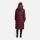 Marikoo Nadeshikoo Damen lange Winter Steppjacke B985 Wine Größe XS - Gr. 34