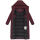 Marikoo Nadeshikoo Damen lange Winter Steppjacke B985 Wine Größe XS - Gr. 34
