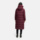 Marikoo Nadeshikoo Damen lange Winter Steppjacke B985 Wine Größe S - Gr. 36