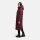 Marikoo Nadeshikoo Damen lange Winter Steppjacke B985 Wine Größe S - Gr. 36