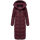 Marikoo Nadeshikoo Damen lange Winter Steppjacke B985 Wine Größe S - Gr. 36