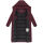 Marikoo Nadeshikoo Damen lange Winter Steppjacke B985 Wine Größe S - Gr. 36