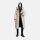 Marikoo Nadeshikoo Damen lange Winter Steppjacke B985 Light Taupe Größe S - Gr. 36