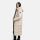 Marikoo Nadeshikoo Damen lange Winter Steppjacke B985 Light Taupe Größe M - Gr. 38