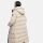 Marikoo Nadeshikoo Damen lange Winter Steppjacke B985 Light Taupe Größe M - Gr. 38