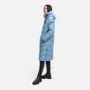 Navahoo Schmatzibaer lange Damen Winter Steppjacke N009 Powder Blue Größe XS - Gr. 34