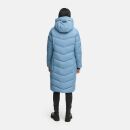 Navahoo Schmatzibaer lange Damen Winter Steppjacke N009 Powder Blue Größe XS - Gr. 34