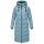Navahoo Schmatzibaer lange Damen Winter Steppjacke N009 Powder Blue Größe XS - Gr. 34