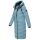 Navahoo Schmatzibaer lange Damen Winter Steppjacke N009 Powder Blue Größe XS - Gr. 34