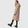 Marikoo Zuraraa lange Damen Winter Steppjacke B989 Taupe Grey Größe L - Gr. 40