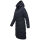 Marikoo Benikoo Damen lange Winterjacke B949 Navy-Größe XS - Gr. 34